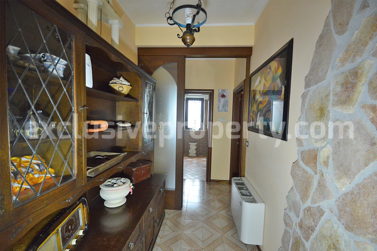 Charming Habitable Villa with Flat - Fenced Land for Sale in Beautiful Abruzzo - Italy