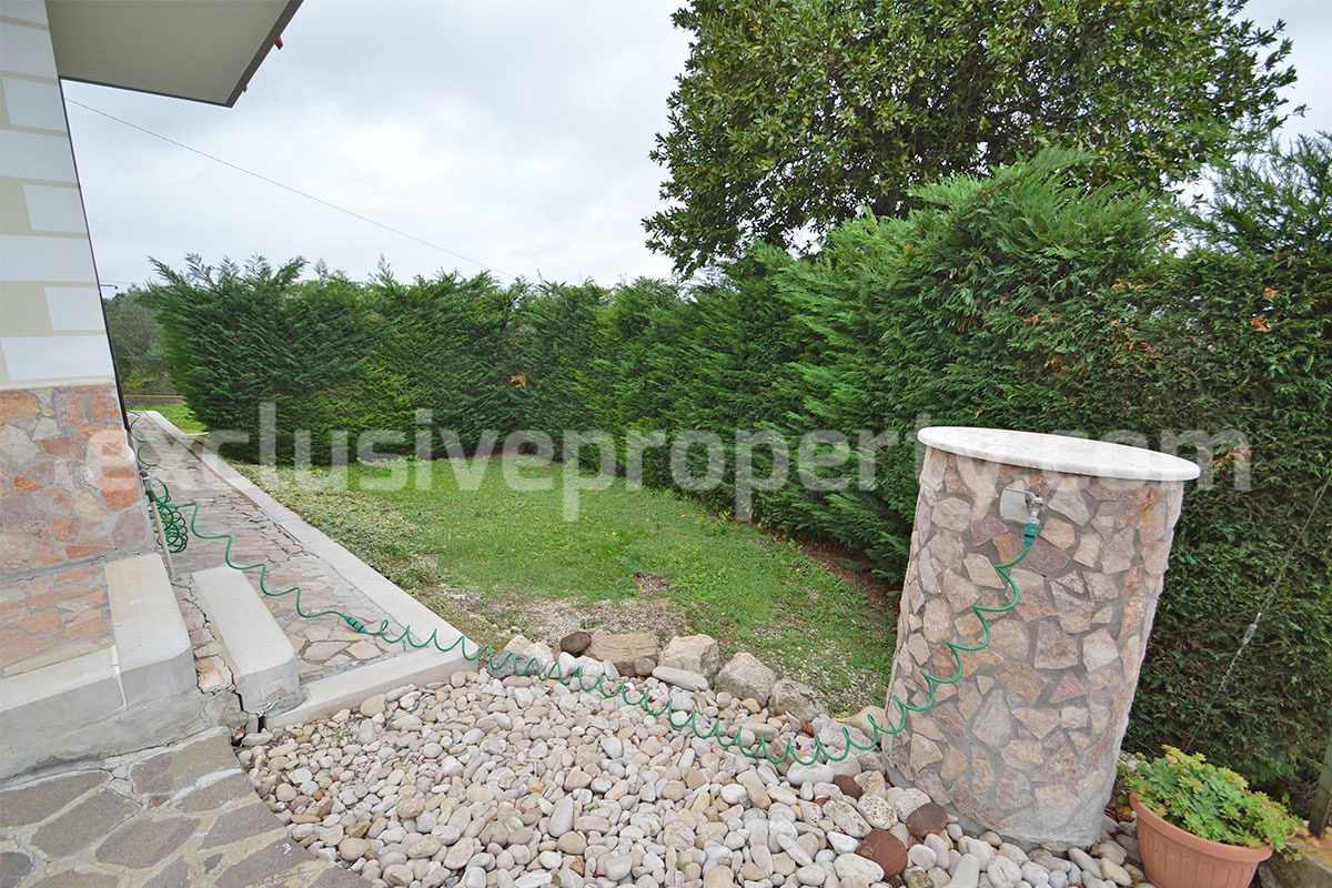 Charming Habitable Villa with Flat - Fenced Land for Sale in Beautiful Abruzzo - Italy