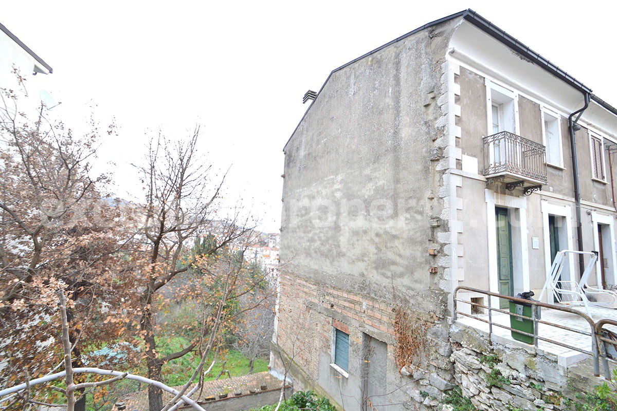 Buy a House in Molise Italy - Historic Italian Home with Antique Floors - Garden - Terraces for Sale