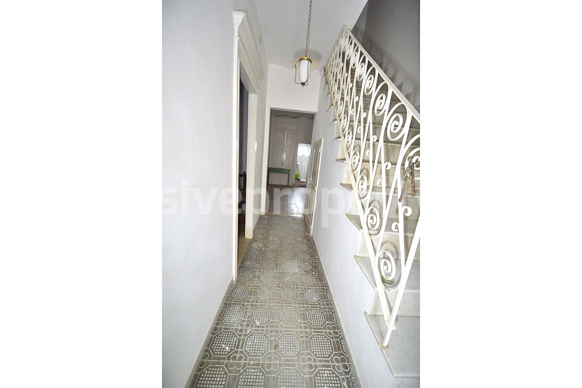 Buy a House in Molise Italy - Historic Italian Home with Antique Floors - Garden - Terraces for Sale