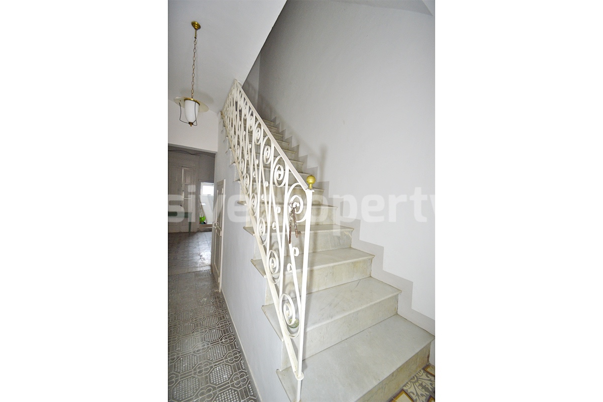 Buy a House in Molise Italy - Historic Italian Home with Antique Floors - Garden - Terraces for Sale