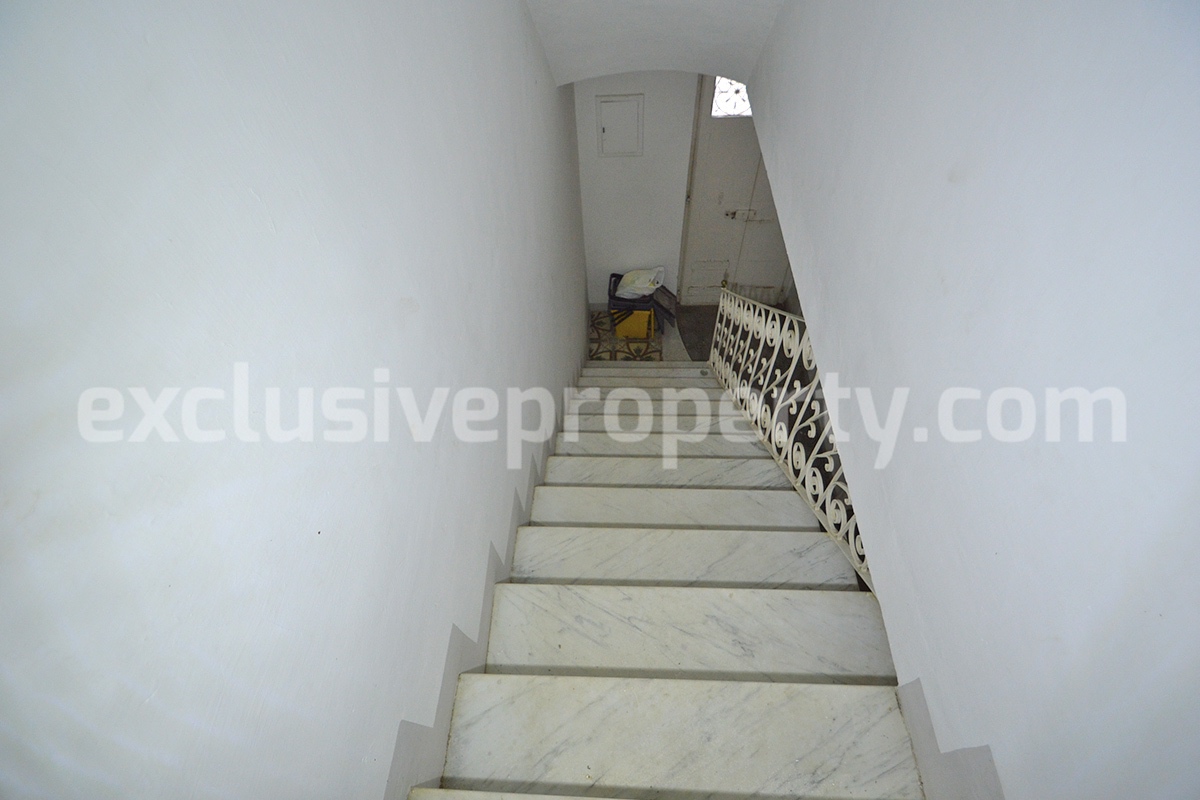 Buy a House in Molise Italy - Historic Italian Home with Antique Floors - Garden - Terraces for Sale