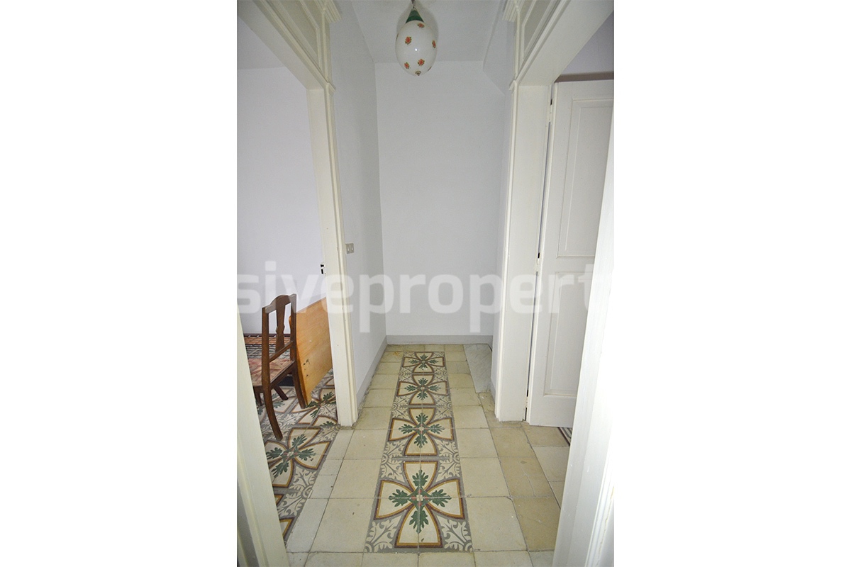 Buy a House in Molise Italy - Historic Italian Home with Antique Floors - Garden - Terraces for Sale