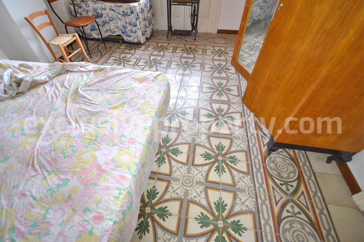 Buy a House in Molise Italy - Historic Italian Home with Antique Floors - Garden - Terraces for Sale