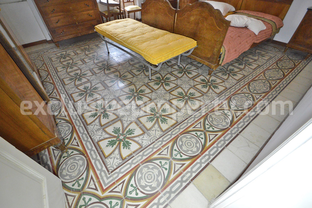 Buy a House in Molise Italy - Historic Italian Home with Antique Floors - Garden - Terraces for Sale