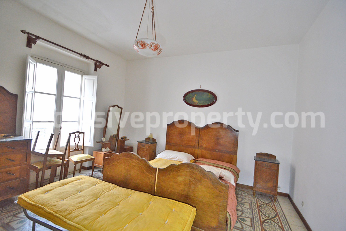 Buy a House in Molise Italy - Historic Italian Home with Antique Floors - Garden - Terraces for Sale