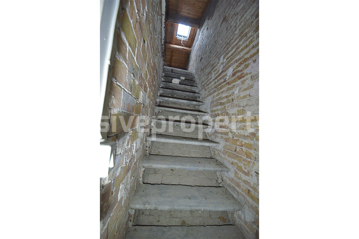 Buy a House in Molise Italy - Historic Italian Home with Antique Floors - Garden - Terraces for Sale