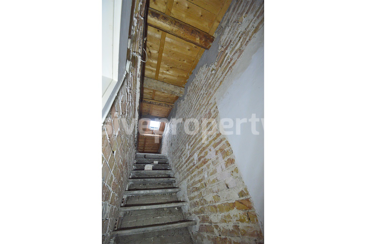 Buy a House in Molise Italy - Historic Italian Home with Antique Floors - Garden - Terraces for Sale