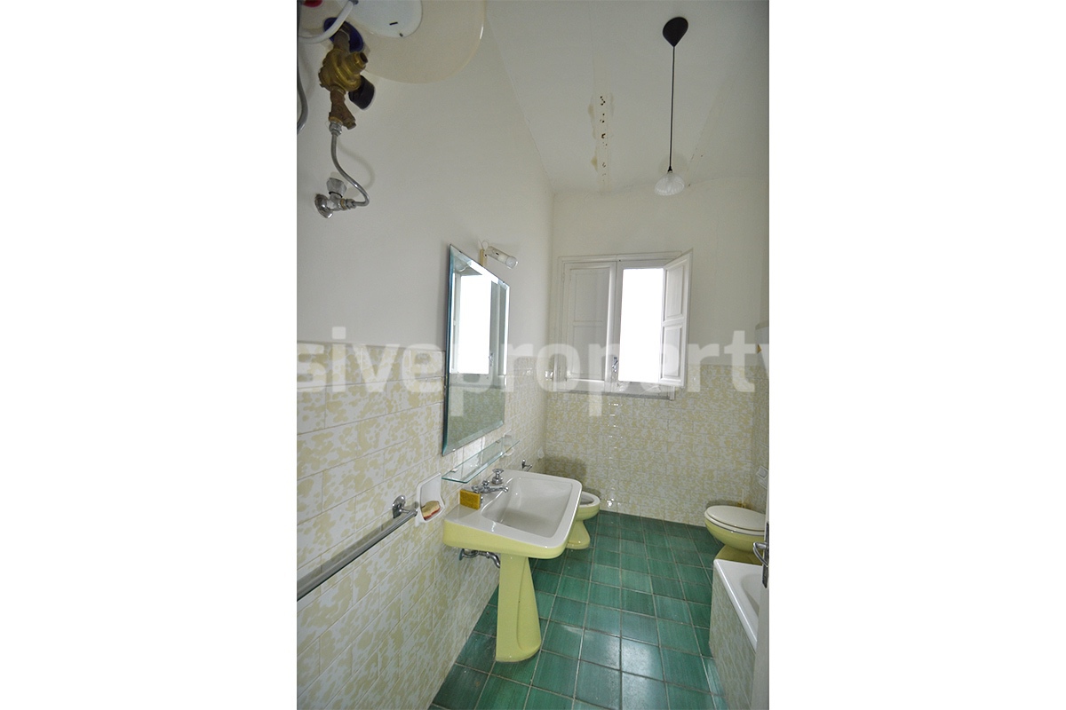 Buy a House in Molise Italy - Historic Italian Home with Antique Floors - Garden - Terraces for Sale