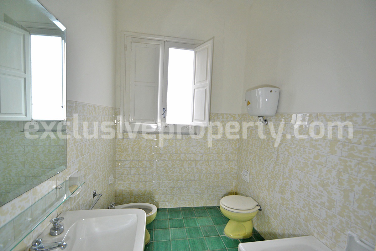 Buy a House in Molise Italy - Historic Italian Home with Antique Floors - Garden - Terraces for Sale