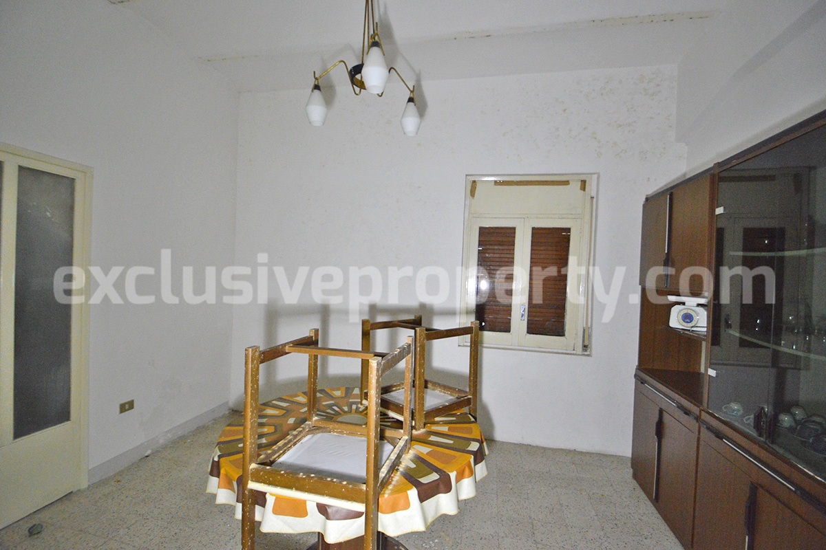 Buy a House in Molise Italy - Historic Italian Home with Antique Floors - Garden - Terraces for Sale