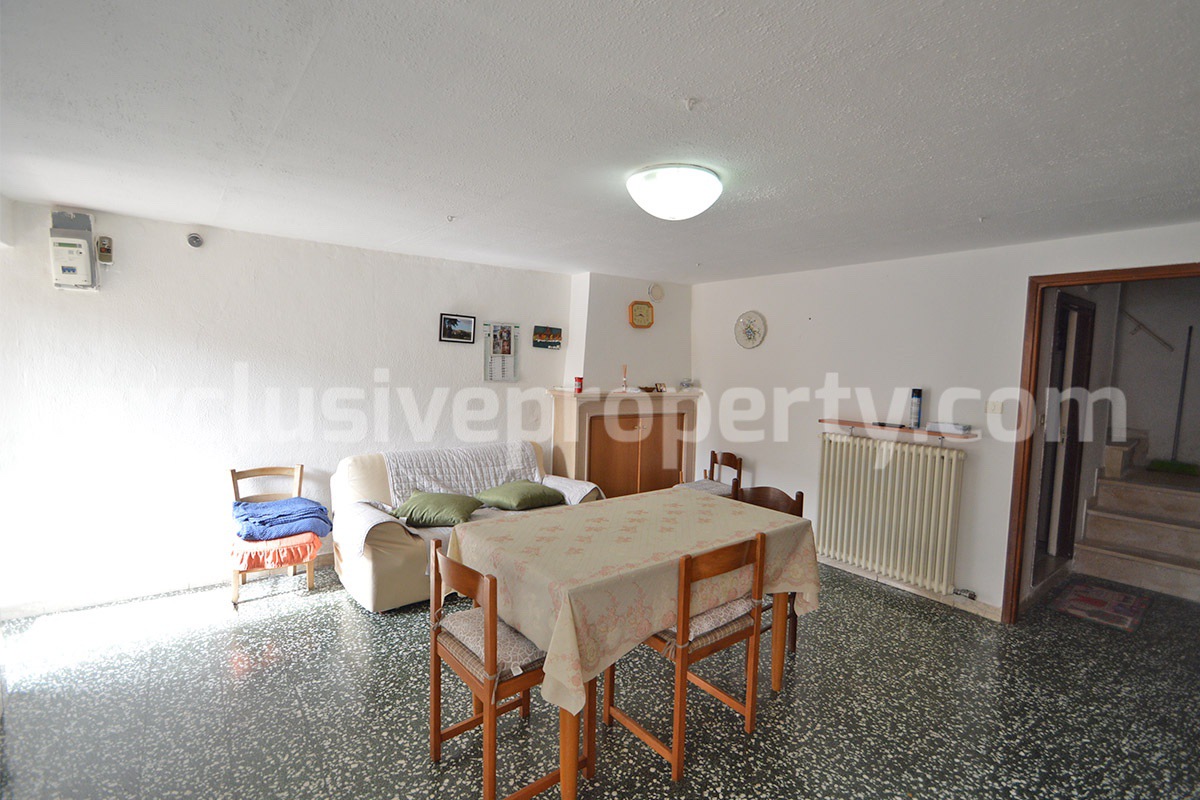 Italian Village Home with Cellars and Castle Views - Dividable into Two Apartments for sale in Molise
