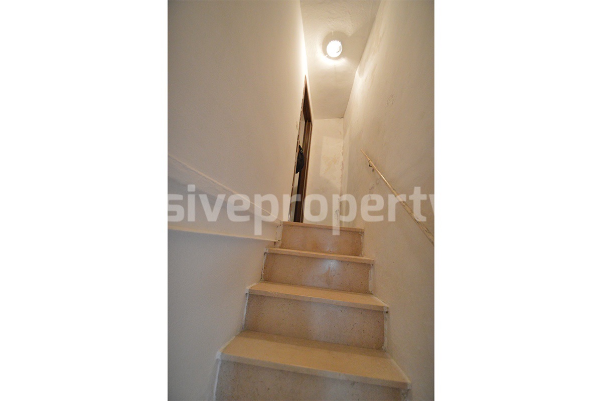 Italian Village Home with Cellars and Castle Views - Dividable into Two Apartments for sale in Molise