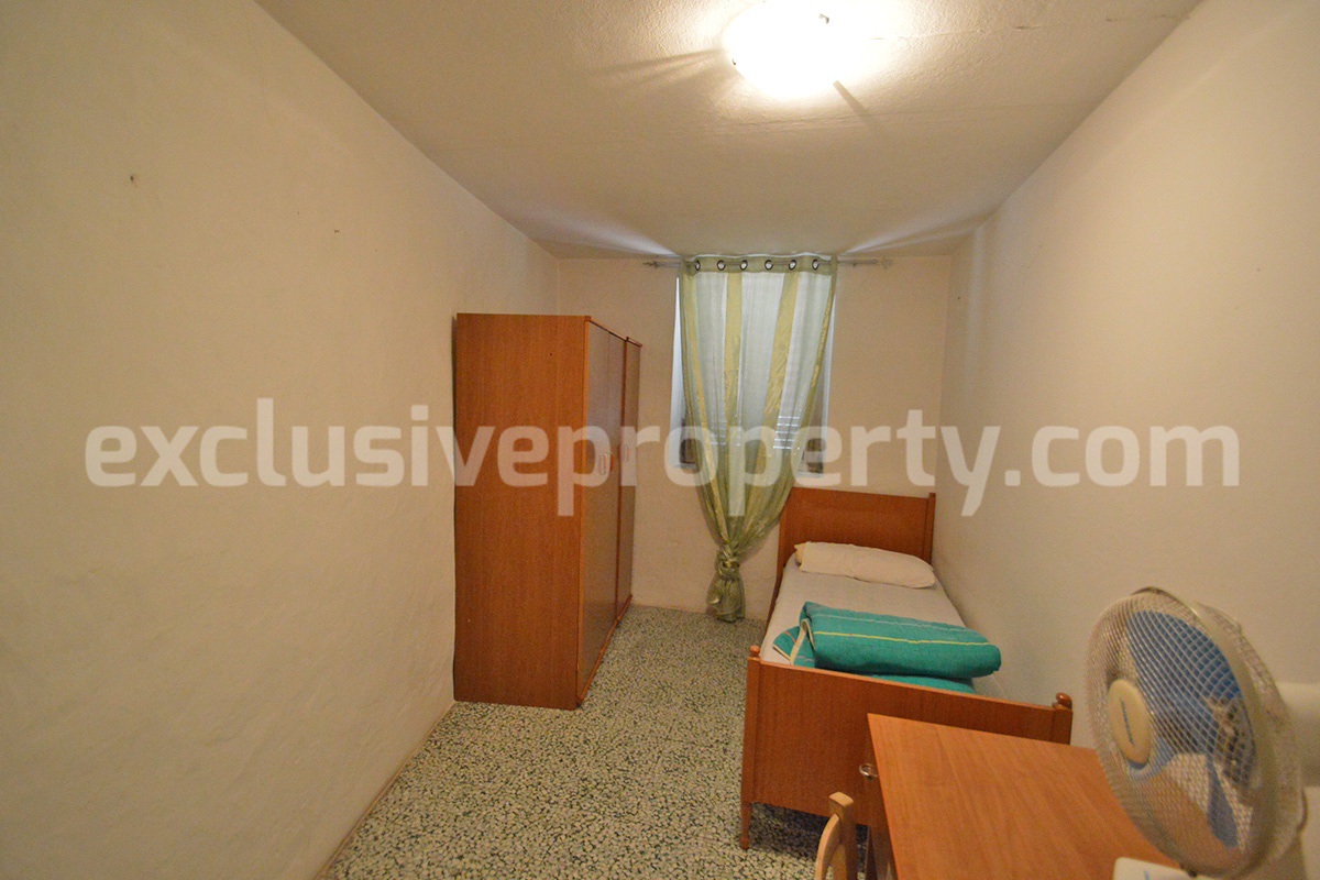 Italian Village Home with Cellars and Castle Views - Dividable into Two Apartments for sale in Molise