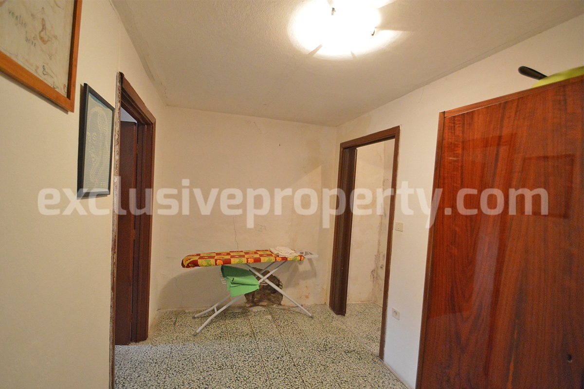 Italian Village Home with Cellars and Castle Views - Dividable into Two Apartments for sale in Molise