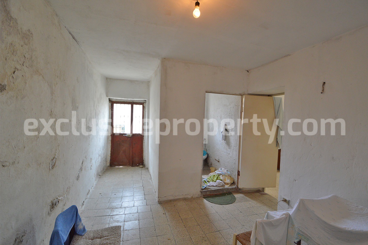 Italian Village Home with Cellars and Castle Views - Dividable into Two Apartments for sale in Molise