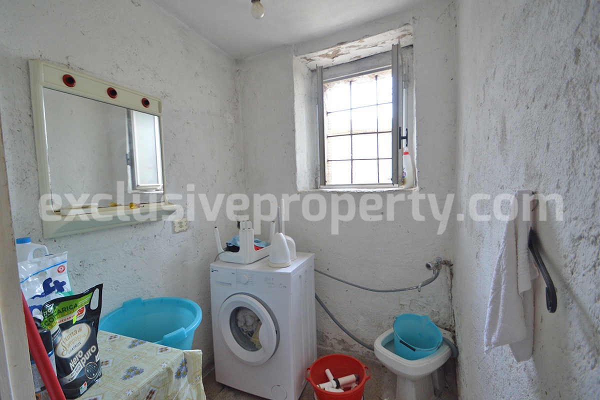 Italian Village Home with Cellars and Castle Views - Dividable into Two Apartments for sale in Molise