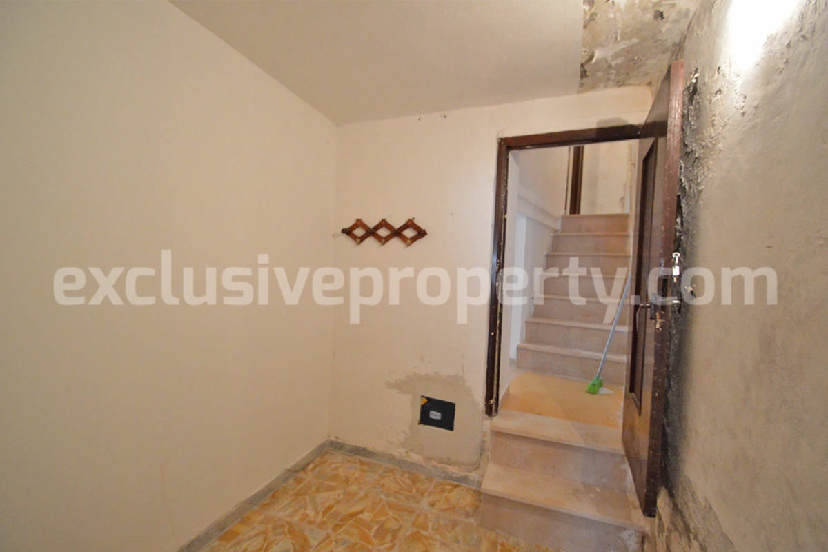 Italian Village Home with Cellars and Castle Views - Dividable into Two Apartments for sale in Molise