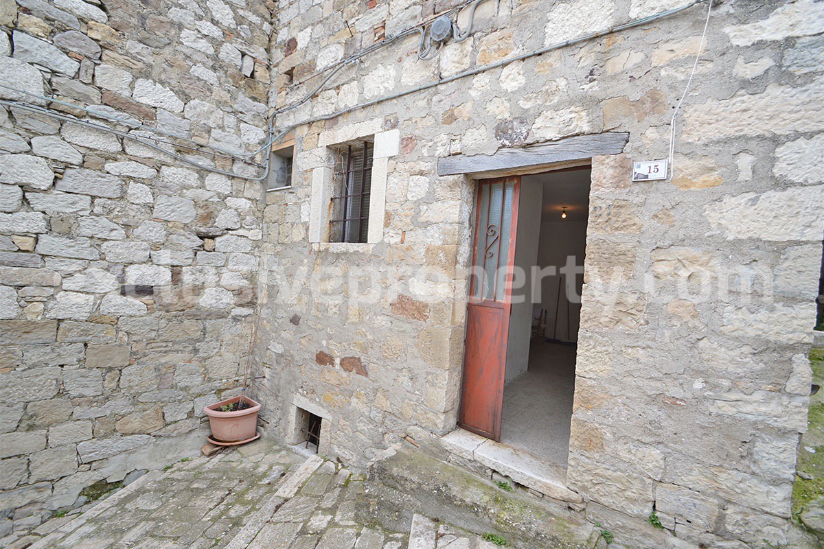 Italian Village Home with Cellars and Castle Views - Dividable into Two Apartments for sale in Molise