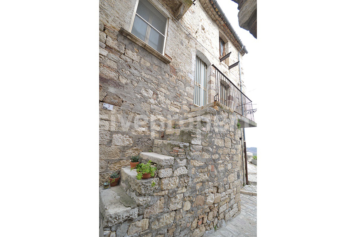 Italian Village Home with Cellars and Castle Views - Dividable into Two Apartments for sale in Molise