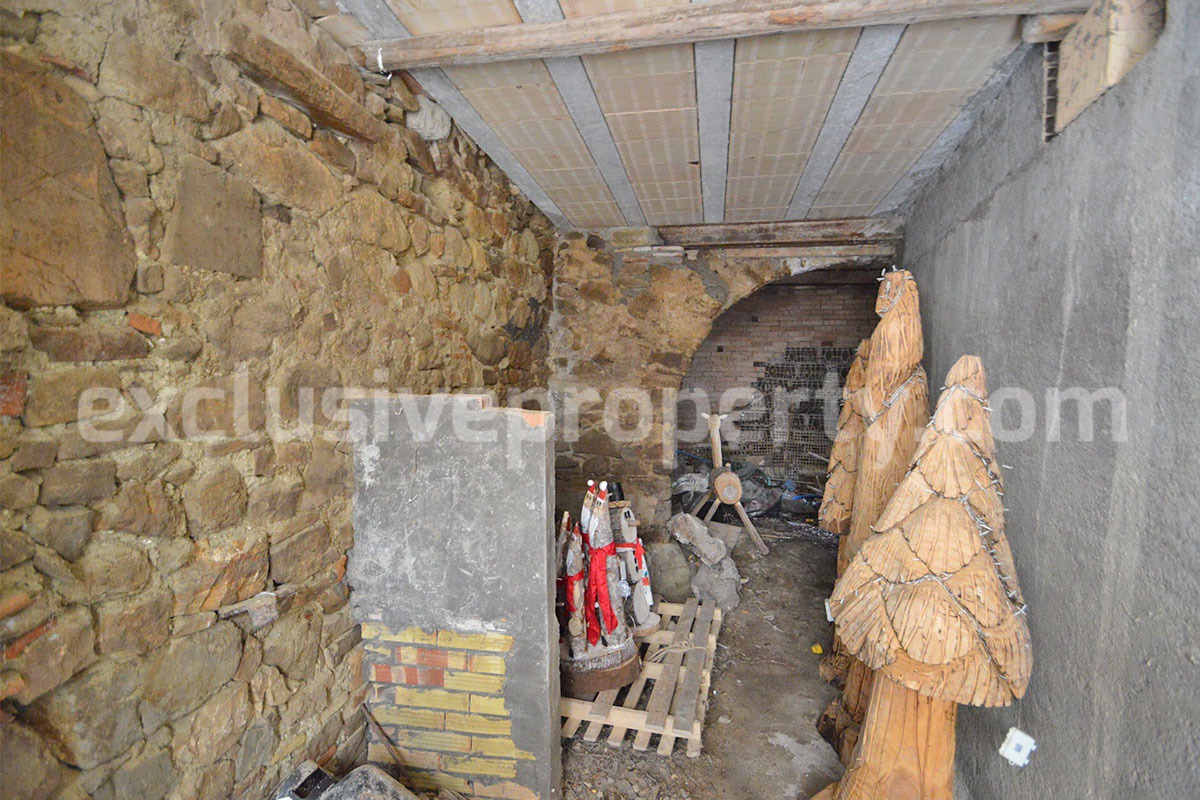Italian Village Home with Cellars and Castle Views - Dividable into Two Apartments for sale in Molise