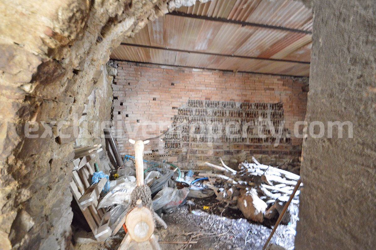 Italian Village Home with Cellars and Castle Views - Dividable into Two Apartments for sale in Molise
