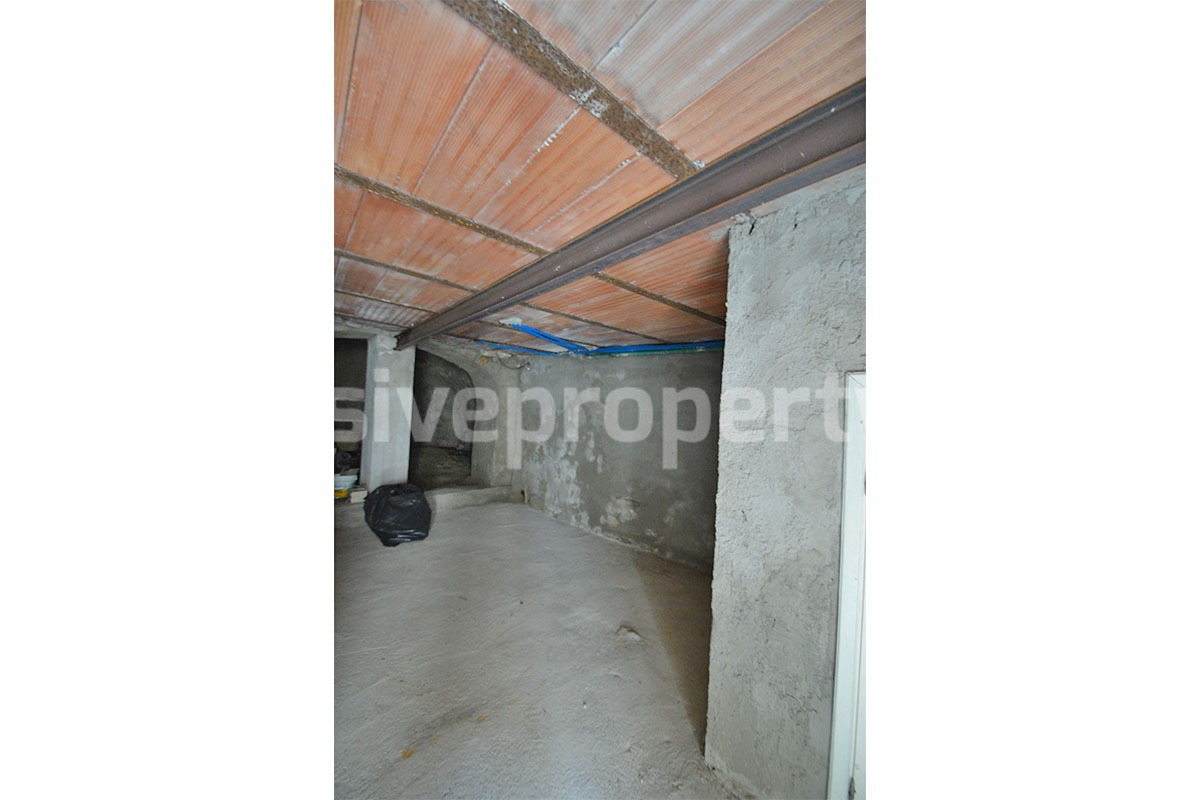 Italian Village Home with Cellars and Castle Views - Dividable into Two Apartments for sale in Molise