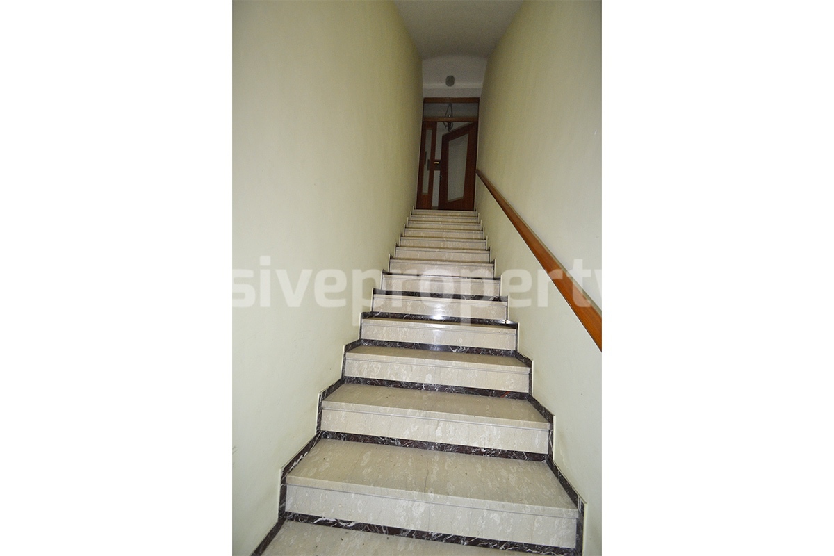 Huge Townhouse with Marble Details - Stonework - Garage - Panoramic Terrace for Sale in Casalbordino - Abruzzo