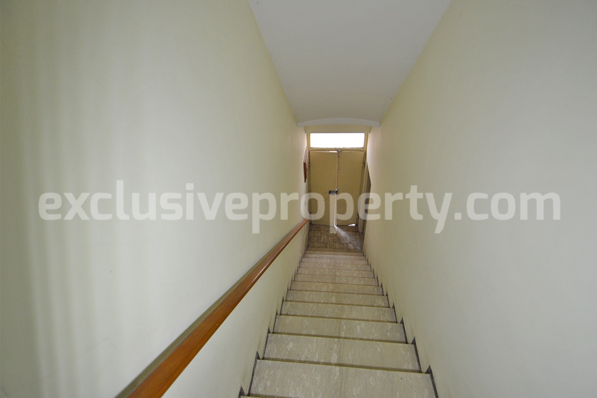 Huge Townhouse with Marble Details - Stonework - Garage - Panoramic Terrace for Sale in Casalbordino - Abruzzo