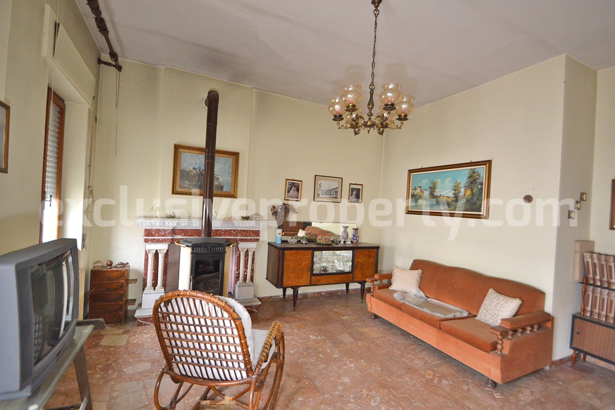Huge Townhouse with Marble Details - Stonework - Garage - Panoramic Terrace for Sale in Casalbordino - Abruzzo
