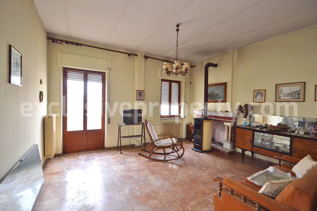 Huge Townhouse with Marble Details - Stonework - Garage - Panoramic Terrace for Sale in Casalbordino - Abruzzo