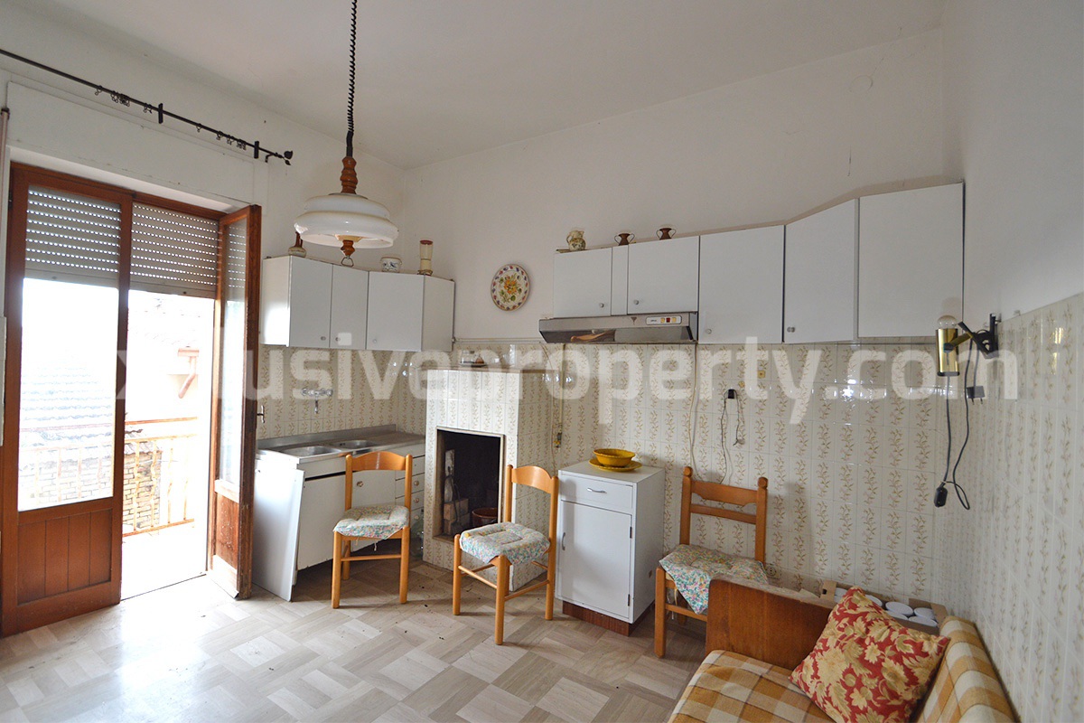 Huge Townhouse with Marble Details - Stonework - Garage - Panoramic Terrace for Sale in Casalbordino - Abruzzo