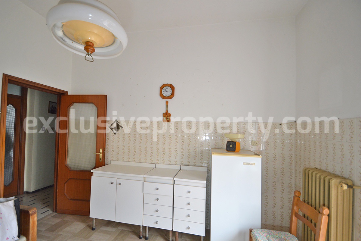 Huge Townhouse with Marble Details - Stonework - Garage - Panoramic Terrace for Sale in Casalbordino - Abruzzo