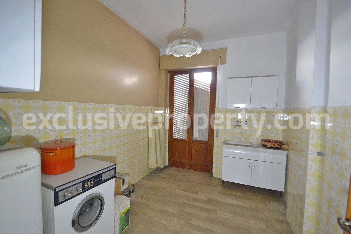 Huge Townhouse with Marble Details - Stonework - Garage - Panoramic Terrace for Sale in Casalbordino - Abruzzo
