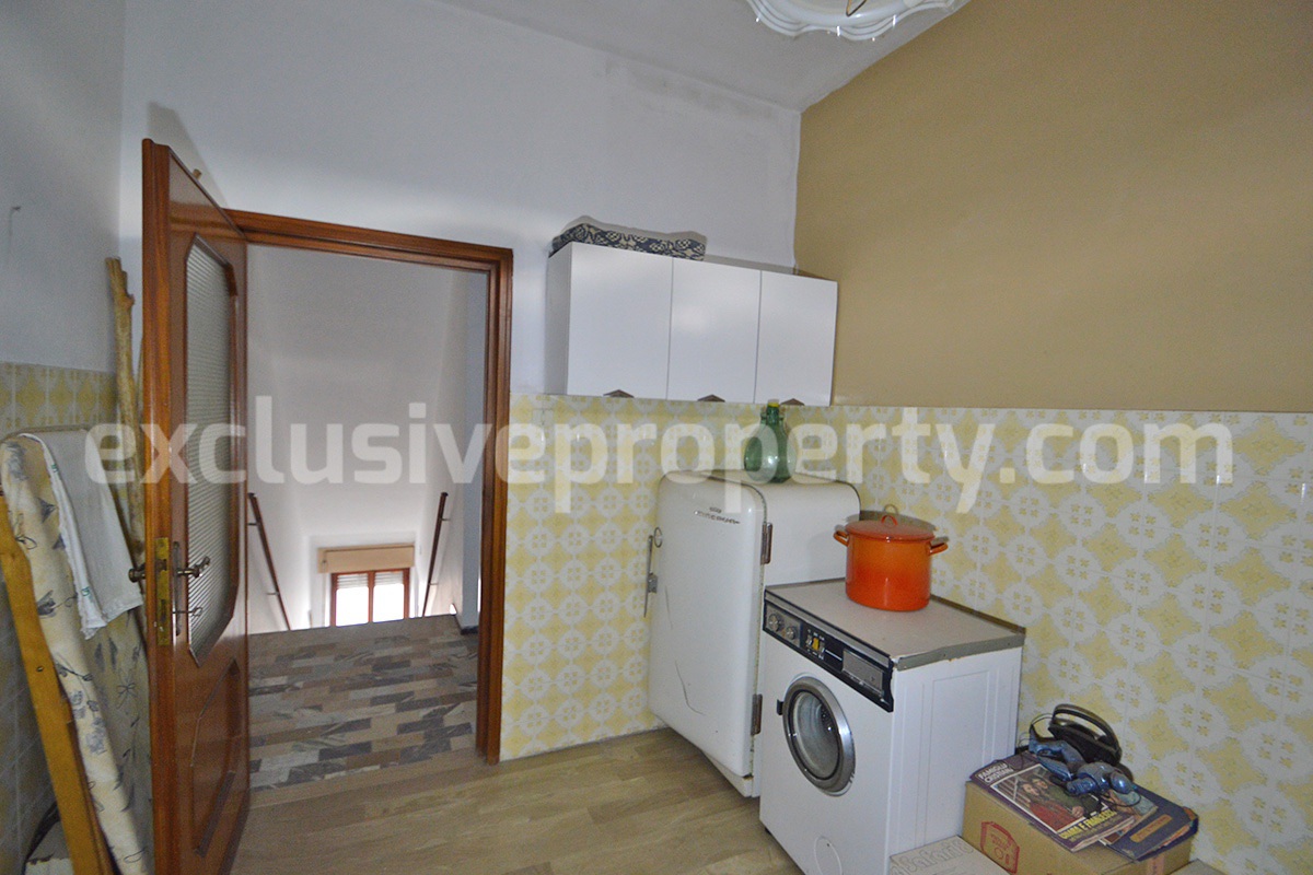 Huge Townhouse with Marble Details - Stonework - Garage - Panoramic Terrace for Sale in Casalbordino - Abruzzo