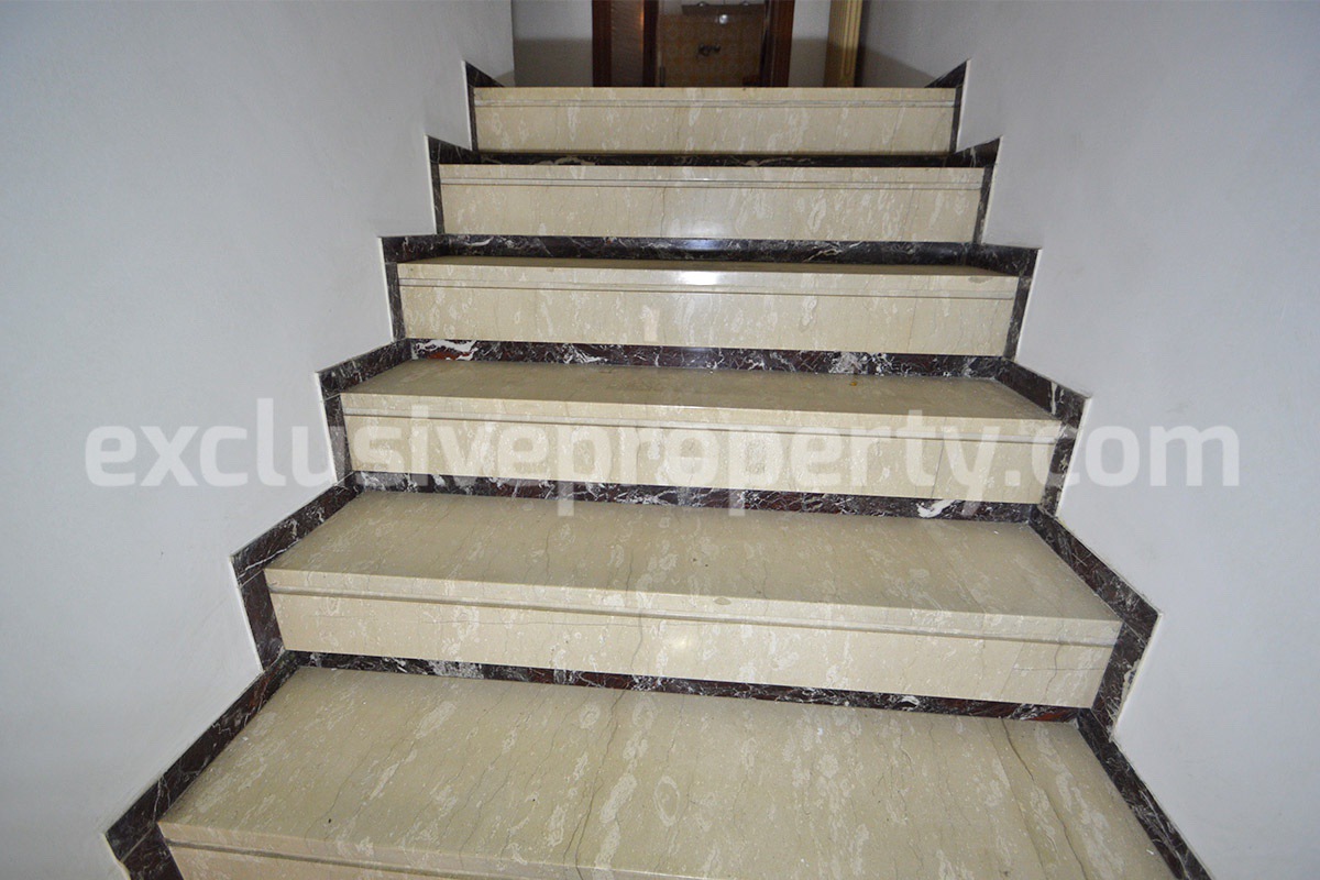 Huge Townhouse with Marble Details - Stonework - Garage - Panoramic Terrace for Sale in Casalbordino - Abruzzo
