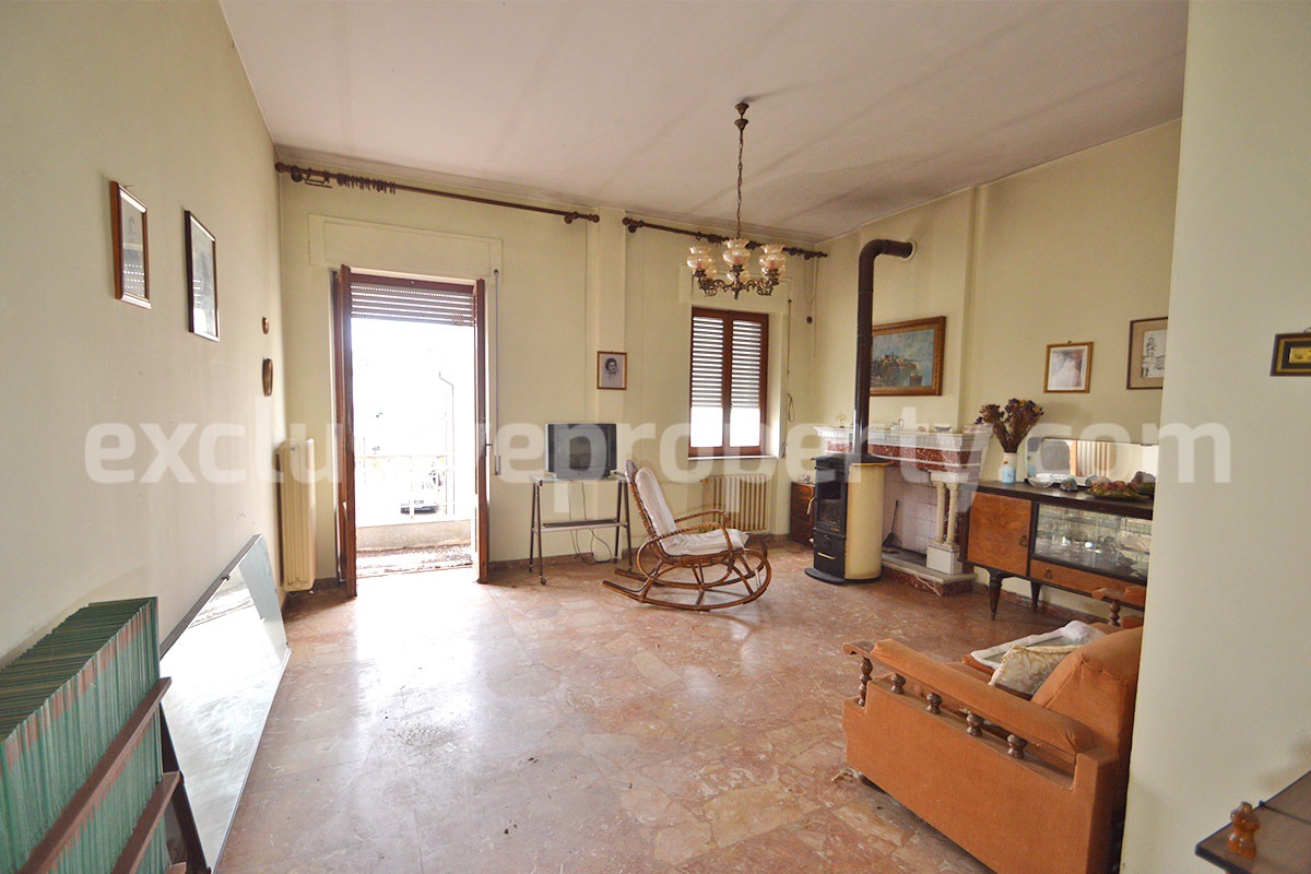 Huge Townhouse with Marble Details - Stonework - Garage - Panoramic Terrace for Sale in Casalbordino - Abruzzo