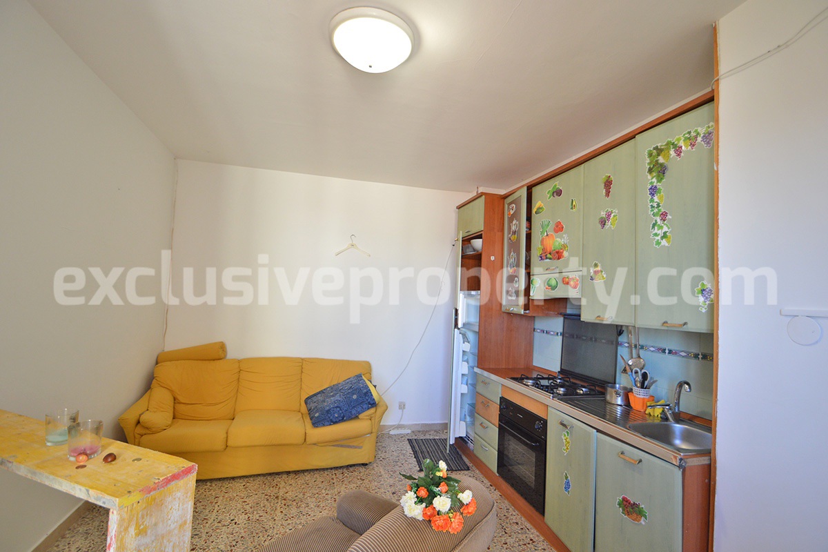 Sea View House with Garage - 3 Bedrooms and Balcony for Sale in Mafalda in Molise - Near the Adriatic Coast