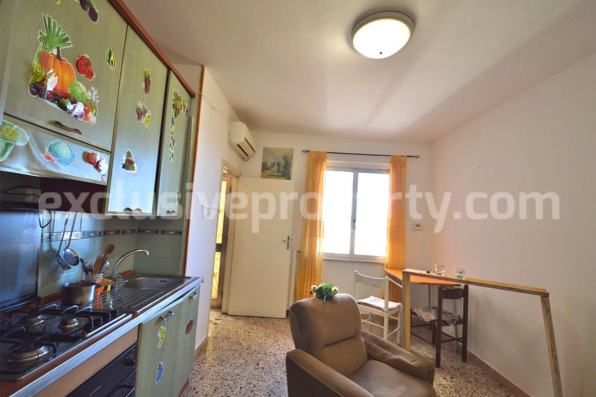 Sea View House with Garage - 3 Bedrooms and Balcony for Sale in Mafalda in Molise - Near the Adriatic Coast