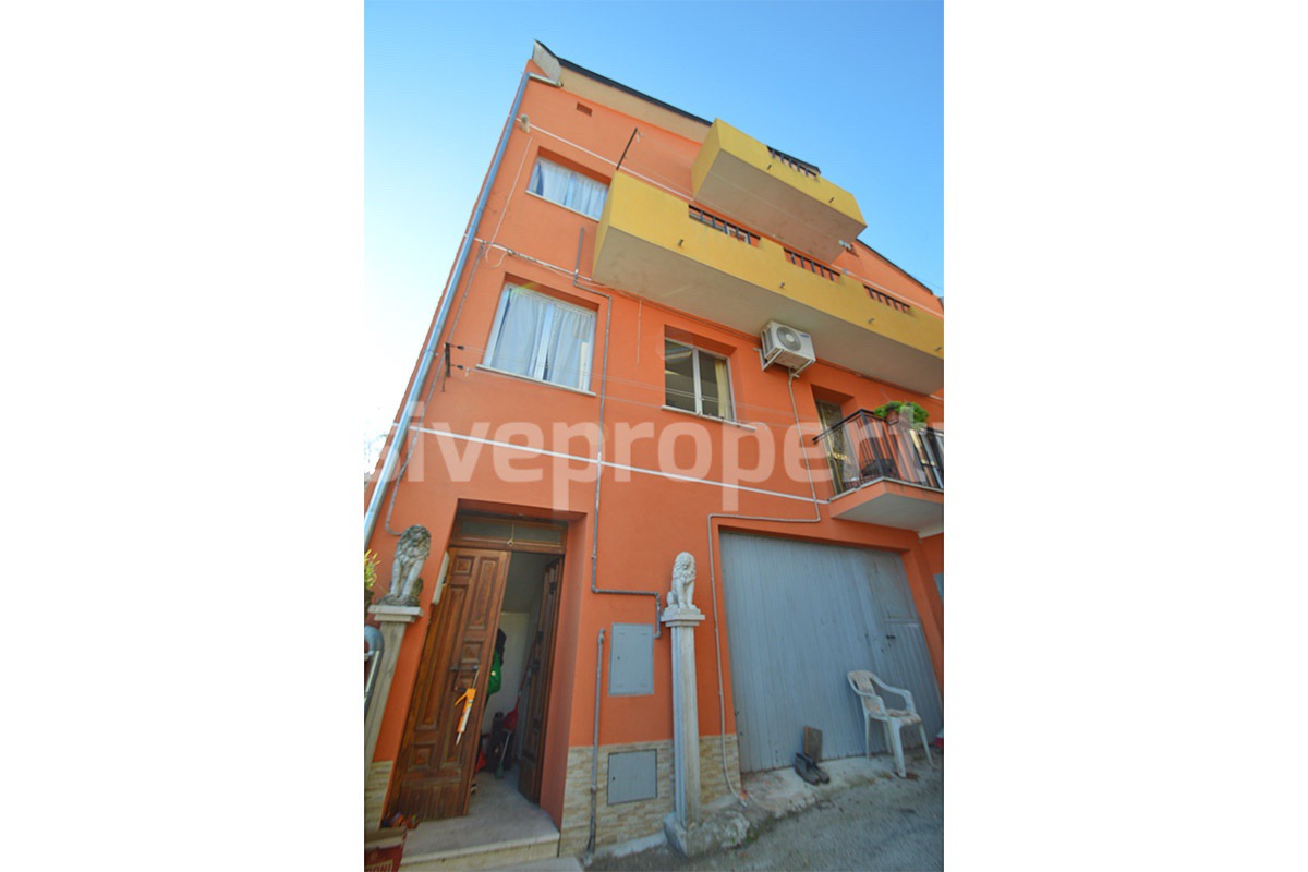 Sea View House with Garage - 3 Bedrooms and Balcony for Sale in Mafalda in Molise - Near the Adriatic Coast