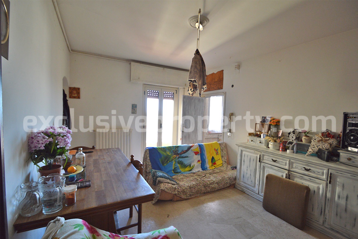 Sea View House with Garage - 3 Bedrooms and Balcony for Sale in Mafalda in Molise - Near the Adriatic Coast