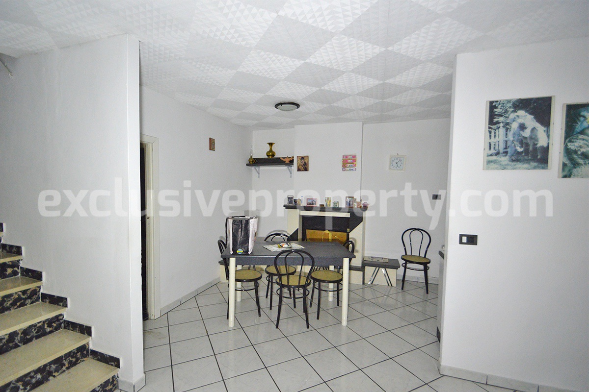 Move-In Ready Home with Garage - Garden and Large Outdoor Terrace for Sale in Carunchio in Abruzzo