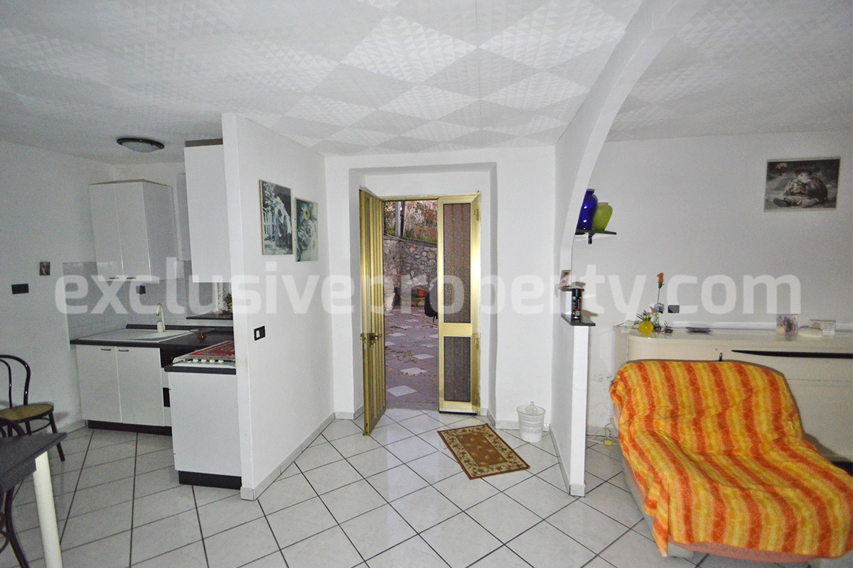 Move-In Ready Home with Garage - Garden and Large Outdoor Terrace for Sale in Carunchio in Abruzzo