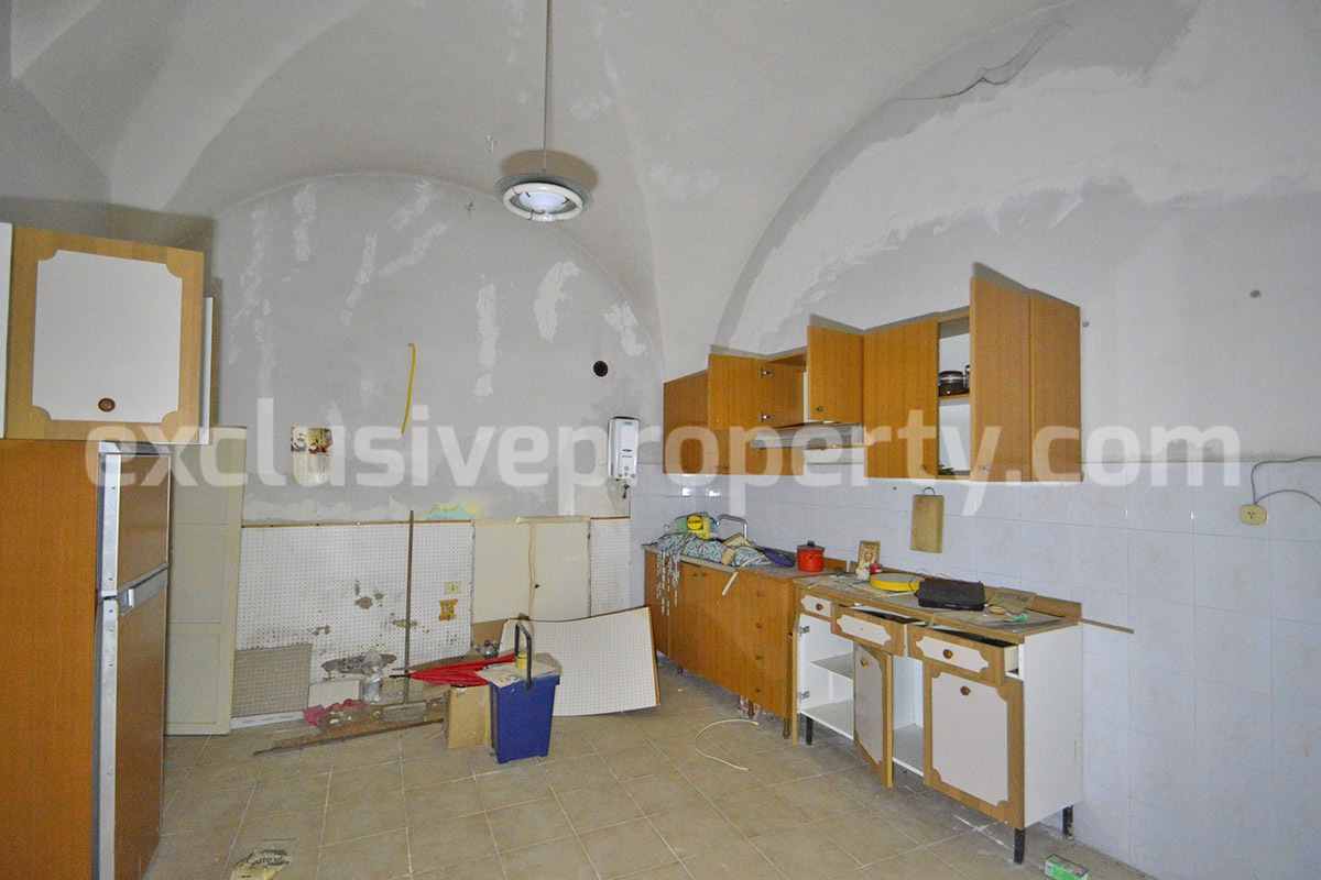 Spacious Home with Antique Entrance for Sale in Molise - Italy