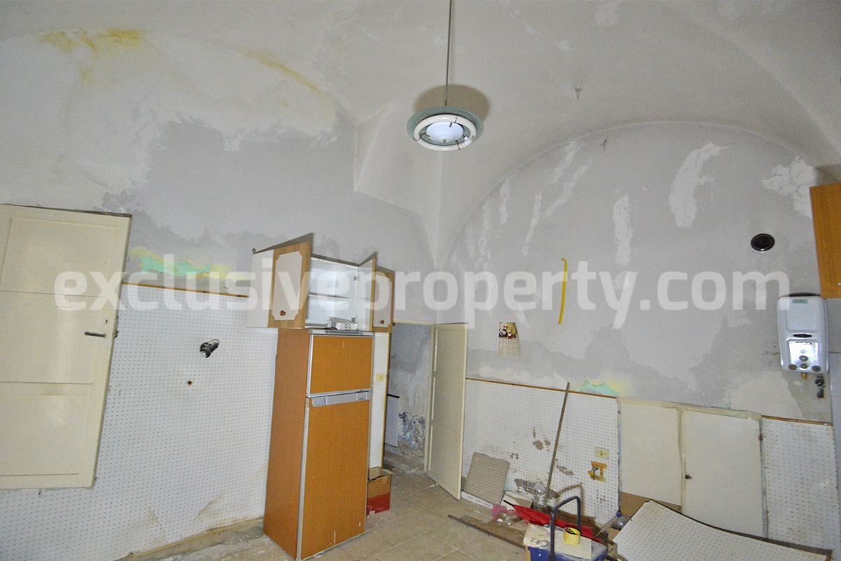 Spacious Home with Antique Entrance for Sale in Molise - Italy