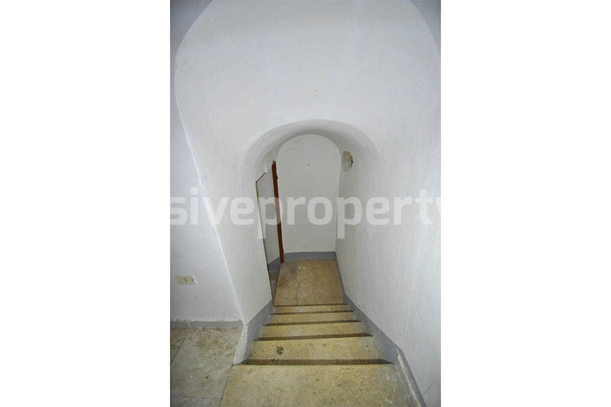 Spacious Home with Antique Entrance for Sale in Molise - Italy
