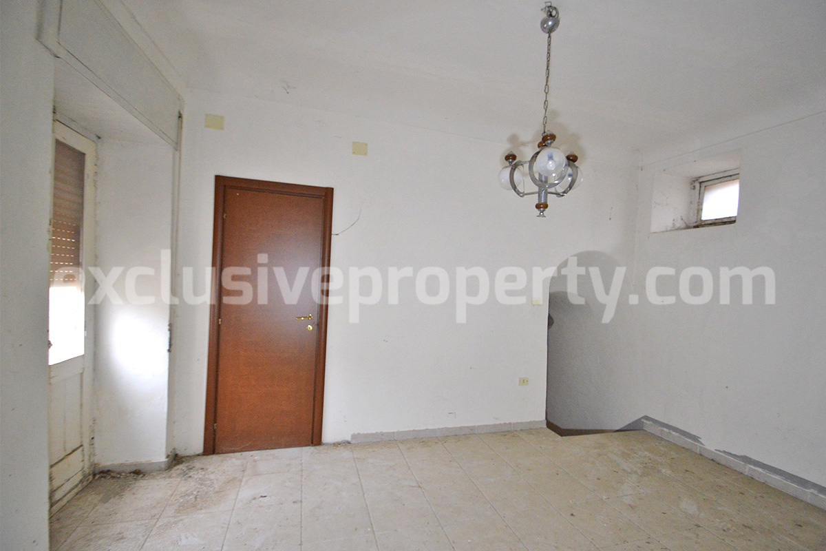 Spacious Home with Antique Entrance for Sale in Molise - Italy