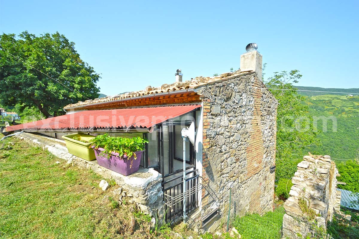 Rustic Stone House for Sale in Central Italy - Abruzzo -  Renovated - Panoramic Views - Great Value