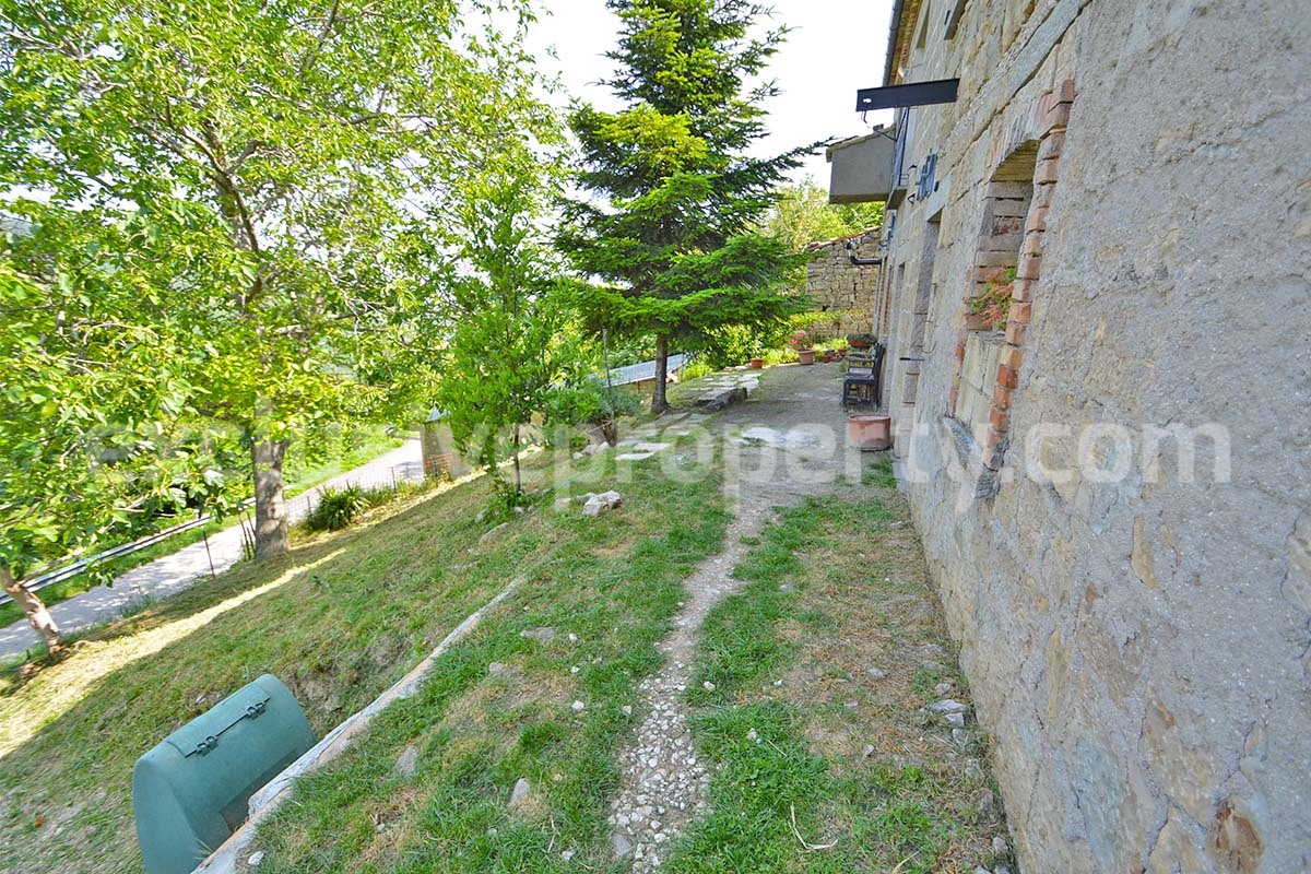 Rustic Stone House for Sale in Central Italy - Abruzzo -  Renovated - Panoramic Views - Great Value