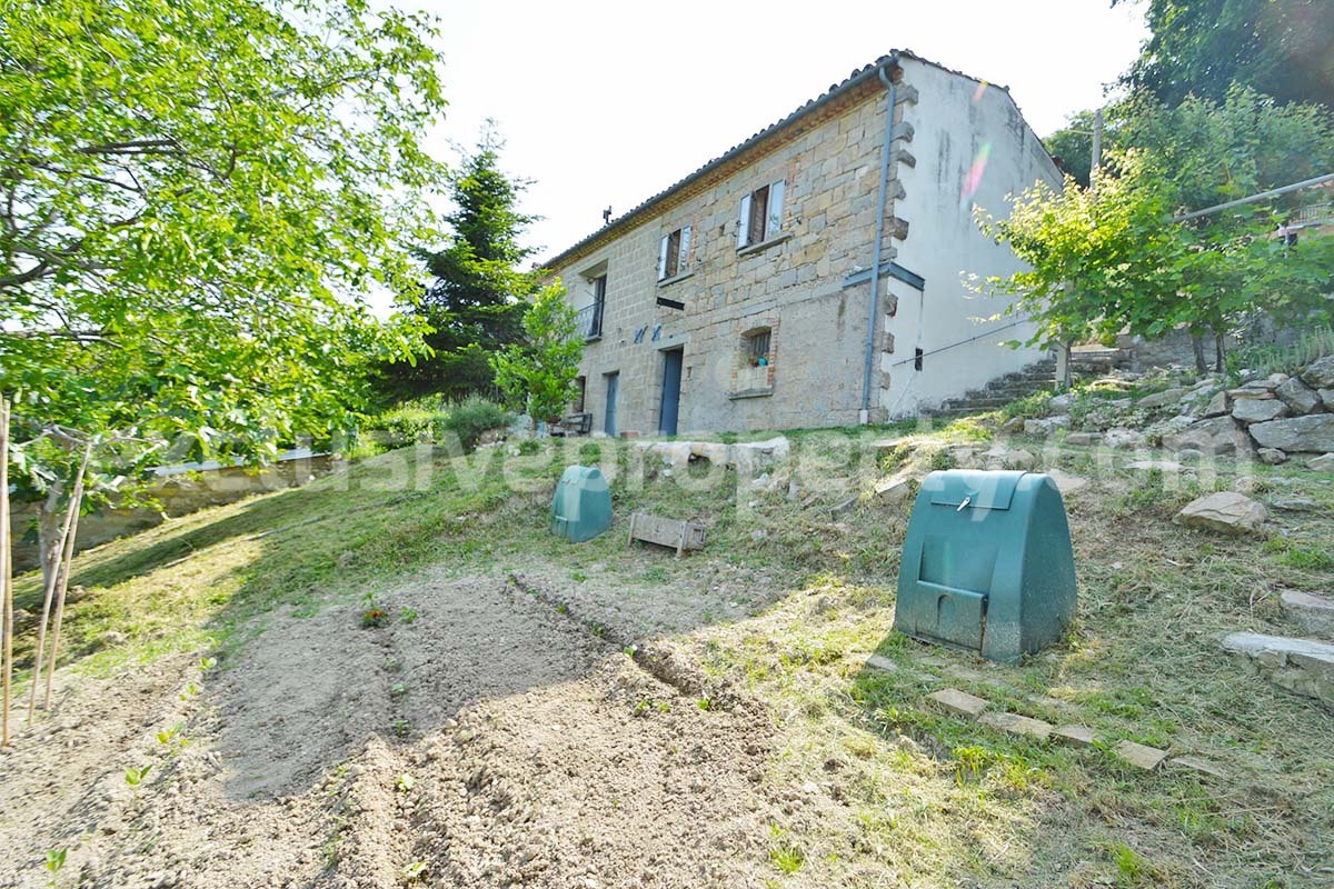 Rustic Stone House for Sale in Central Italy - Abruzzo -  Renovated - Panoramic Views - Great Value
